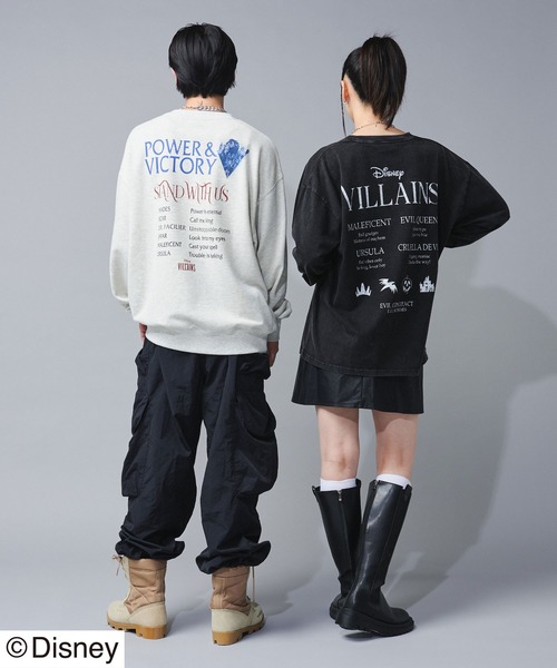 ディズニー ヴィランズ 長袖シャツ Amazon.co.jp: ディズニー・ヴィランズの悪役行動 長袖Tシャツ