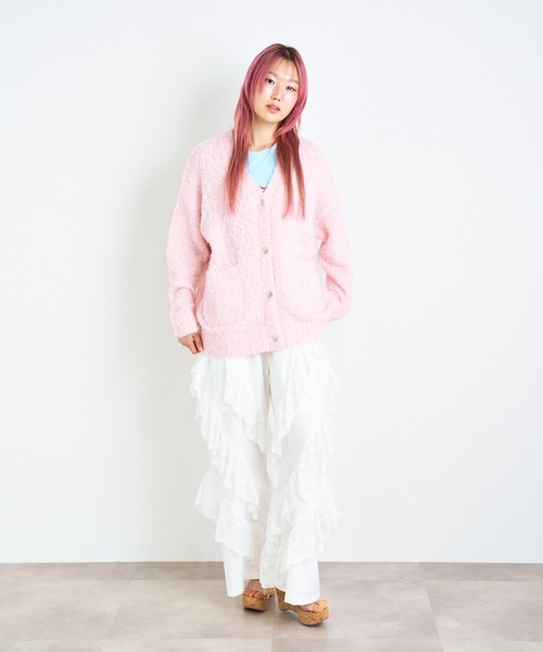 パンツ レースラッフルワイドパンツ レディース : ZOZOTOWN Yahoo!店