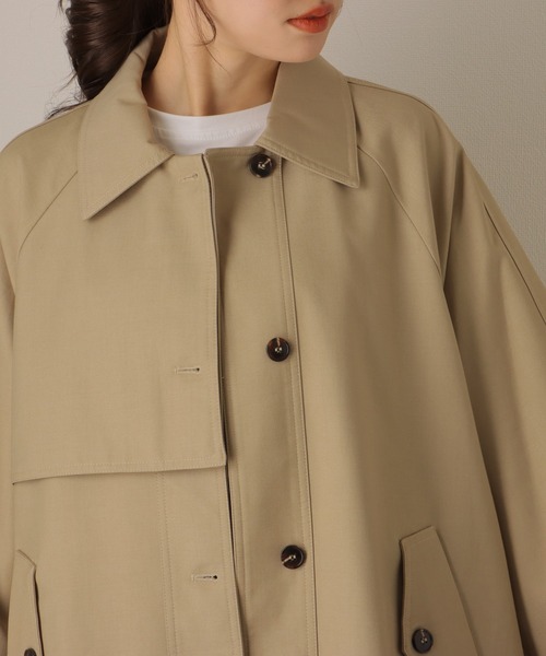 ステンカラーコート コート soutien collar middle coat /ラグラン