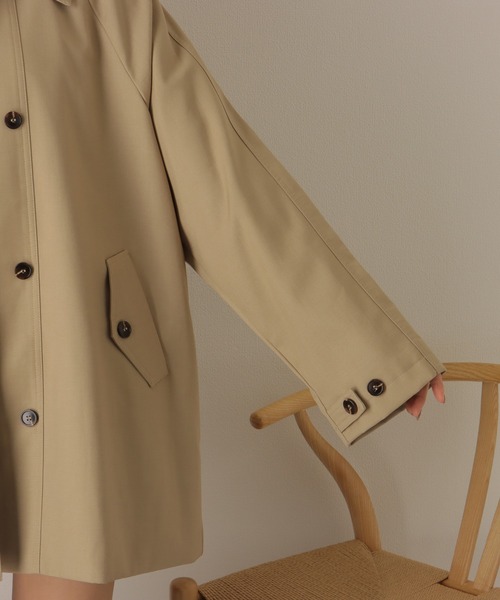 ステンカラーコート コート soutien collar middle coat /ラグラン