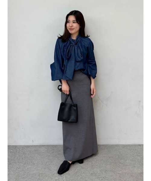 【美品】後ろベンツストレートニットスカート Mila Owen｜後ろベンツストレートニットスカート | Rakuten