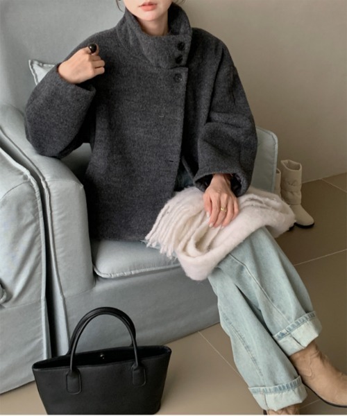 on：nue（オンニュ） ピーコート pコート 「on:nue」ハイネック