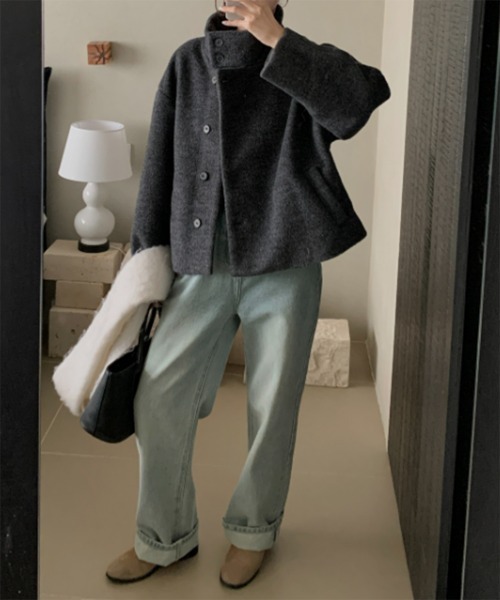 on：nue（オンニュ） ピーコート pコート 「on:nue」ハイネック