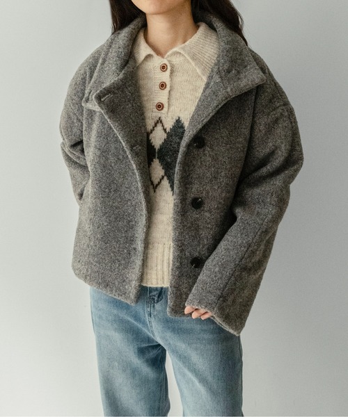 on：nue（オンニュ） ピーコート pコート 「on:nue」ハイネック