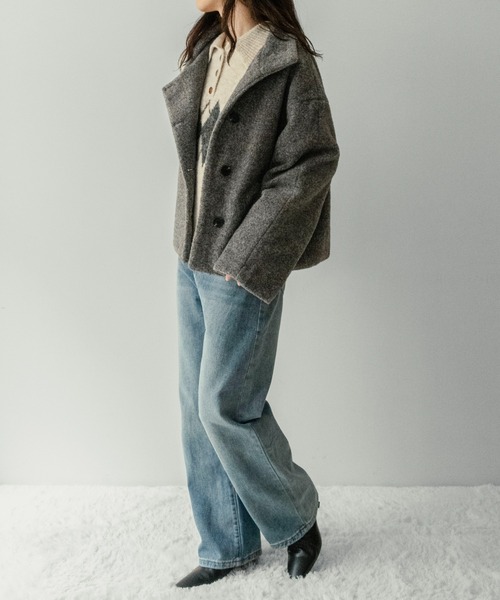 on：nue（オンニュ） ピーコート pコート 「on:nue」ハイネック