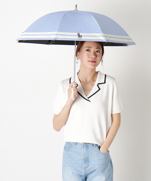 POLO RALPH LAUREN（ポロ・ラルフローレン） 傘 遮光100 晴雨兼用 日傘