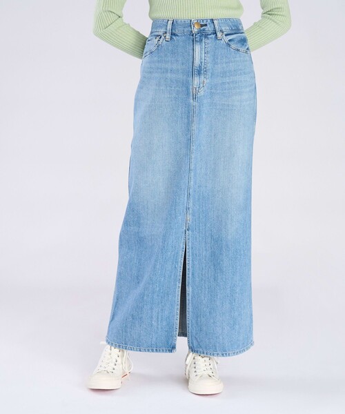 To b. by agnes スカート x RED CARD TOKYO Denim Long SK ロング