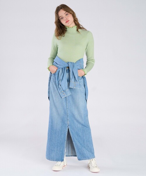 To b. by agnes スカート x RED CARD TOKYO Denim Long SK ロング