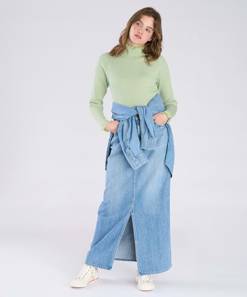 To b. by agnes スカート x RED CARD TOKYO Denim Long SK ロング