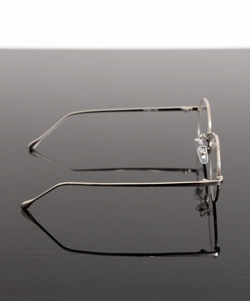 Revo. 伊達メガネ メガネ 眼鏡 ROUND CLEAR LENS GLASSES / メタル