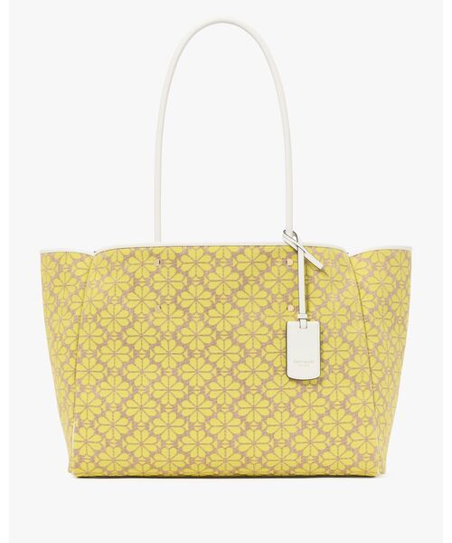 KATE SPADE スペードフラワー ラージ エブリシング トート スペード フラワー ジャカード ラージ エブリシング トート