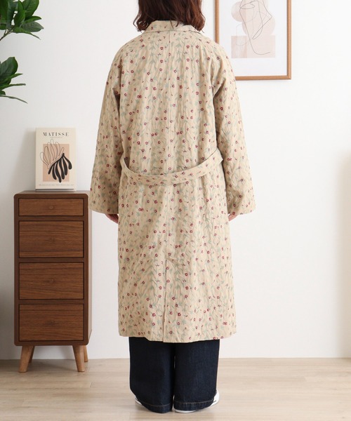 【未使用】TOCCA コート　花柄　総刺繍　トレンチ プレミアムトレンチコート/TBCS-111 ジャケット・アウター
