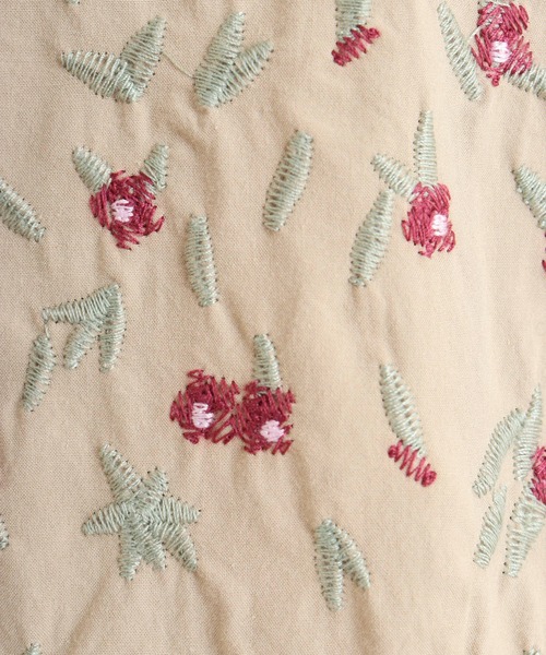 【未使用】TOCCA コート　花柄　総刺繍　トレンチ Emago（イマゴ） トレンチコート コート ミニフラワー総柄刺繍トレンチ