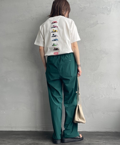 tシャツ 「WEB限定」「CHUMS/チャムス」 BOOBY SUSHI FRIENDS バックプリント ショートスリーブTシャツ レディース メンズ WEB限定】[CHUMS/チャムス] BOOBY SUSHI FRIENDS バックプリント