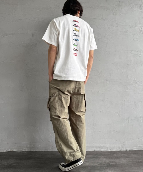 tシャツ 「WEB限定」「CHUMS/チャムス」 BOOBY SUSHI FRIENDS バックプリント ショートスリーブTシャツ レディース メンズ CHUMS tシャツ 「WEB限定」「CHUMS/チャムス」 BOOBY SUSHI
