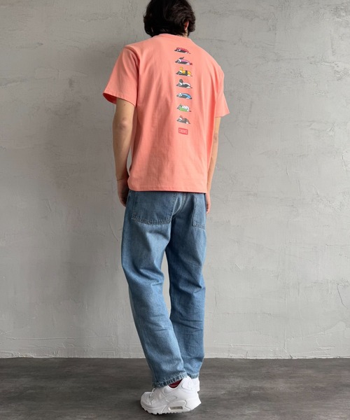 tシャツ 「WEB限定」「CHUMS/チャムス」 BOOBY SUSHI FRIENDS バックプリント ショートスリーブTシャツ レディース メンズ WEB限定】[CHUMS/チャムス] BOOBY SUSHI FRIENDS バックプリント