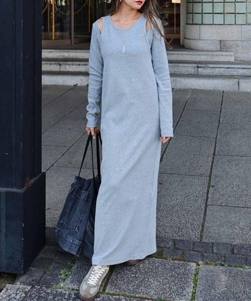 esutoreja ワンピース カットアウトリブワンピース : ZOZOTOWN esutoreja ワンピース カットアウトリブワンピース : ZOZOTOWN