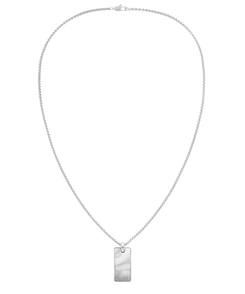 ネックレス 「Calvin Klein」 カルバンクライン METALLIC WAVES プレート ネックレス メンズ レディース_3