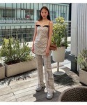 チューブトップ ベアトップ キャットアイビスチ...の詳細画像2