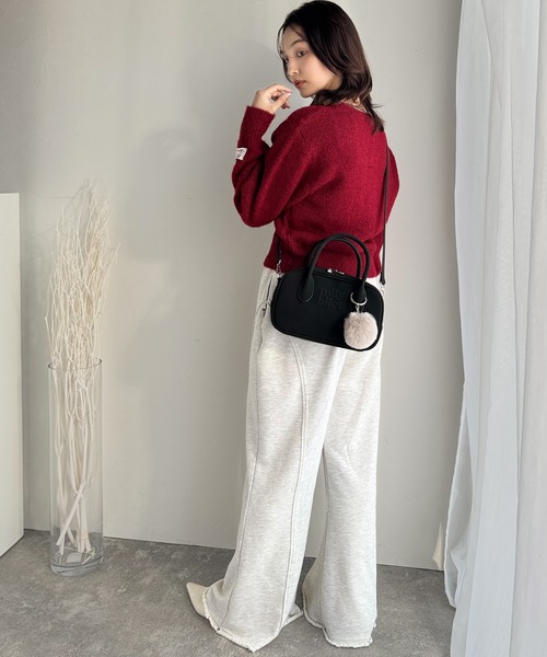 mily bilet ハンドバッグ 「mily bilet」甘い見た目で実力派♪エンボス