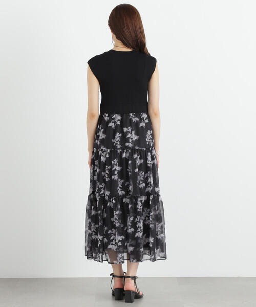 ニットドッキングティアードワンピース PROPORTION PROPORTION BODY DRESSING ワンピース ニットドッキング