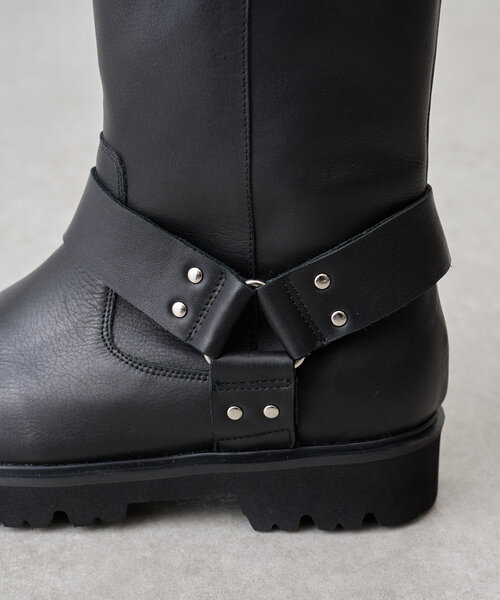 新品 BEARDSLEY ビアズリー ハーフ エンジニア ブーツ 23 ショップ