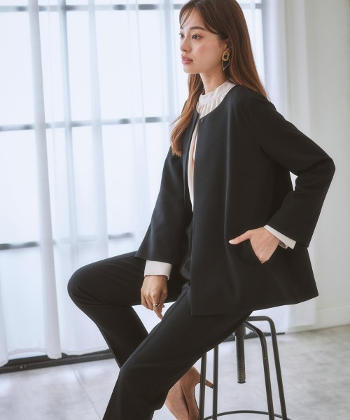 [7days Life Styling] брючный костюм M серый женский 