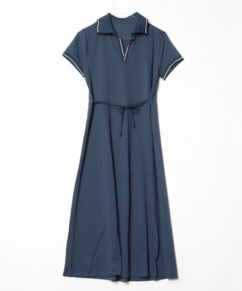 【日本未入荷☆ IVE着用 Cotton Polo Dress ワンピース FREE STYLISTS ワンピース YUGA_YGMC V-neck polo dress