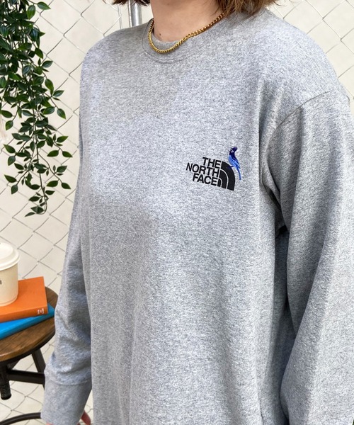 THE NORTH FACE 「THE FACE」 長袖ワンピース M グレー