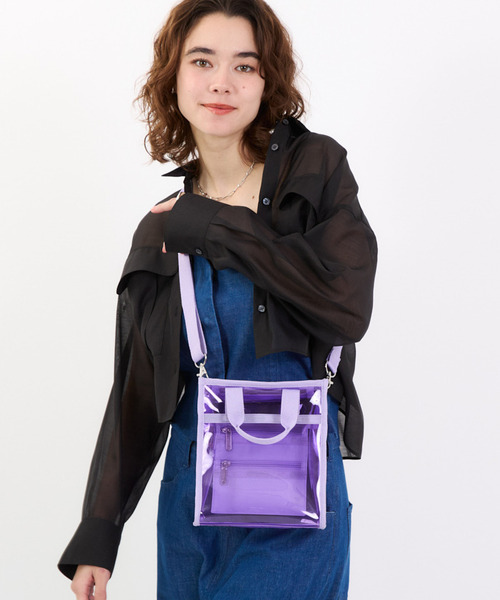 【★安心の定価販売★】 ショルダーバッグ LeSportsac バッグ TOTE N/S MINI CLEAR バッグ