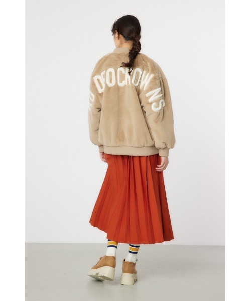 「RODEO CROWNS WIDE BOWL」 ジップアップブルゾン LARGE アイボリー レディース_画像6