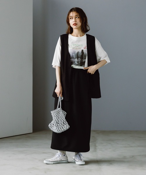 ベスト ジレ リネンライク ベスト / ジレ レディース ITEMS URBANRESEARCH ベスト ジレ リネンライクジレ レディース