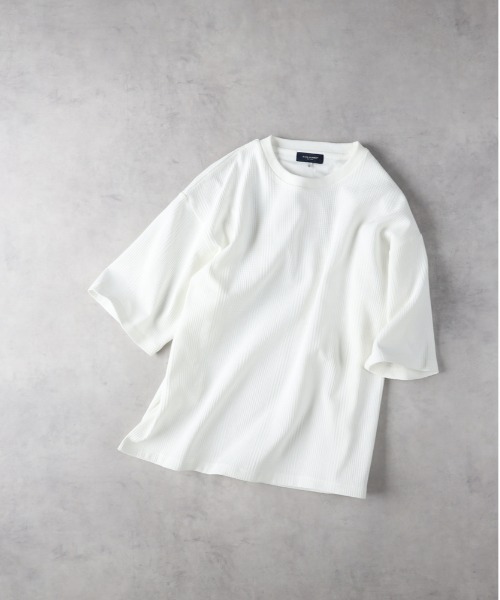 BACK NUMBER tシャツ 「BACK NUMBER」ワッフルクルーネック半袖T