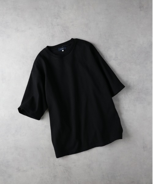 BACK NUMBER tシャツ 「BACK NUMBER」ワッフルクルーネック半袖T