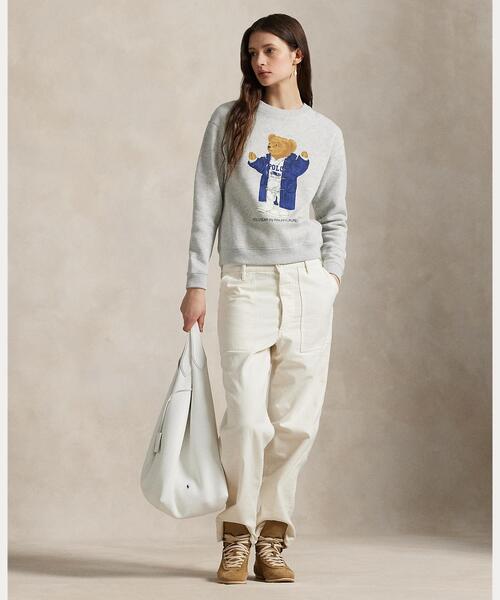 トレーナー スウェット Polo ベア フリース クルーネック レディース POLO RALPH LAUREN トレーナー スウェット Polo ベア フリース