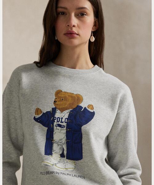 トレーナー スウェット Polo ベア フリース クルーネック レディース POLO RALPH LAUREN トレーナー スウェット Polo ベア フリース