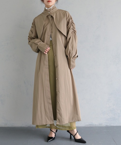 「&g'aime」 コート FREE ベージュ レディース_画像4