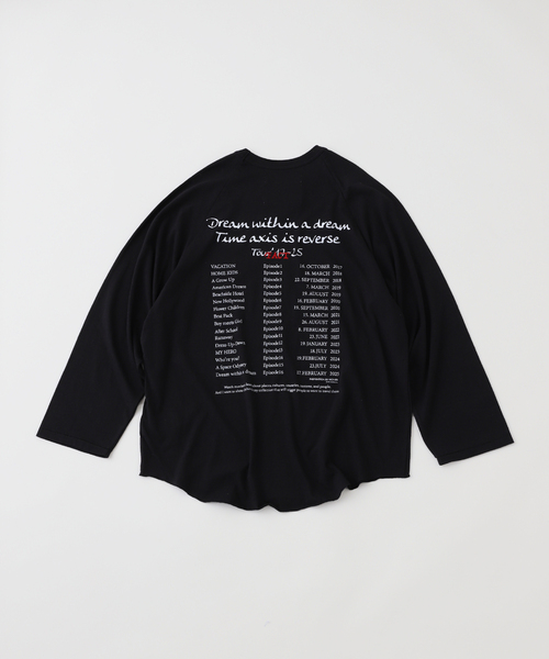 【国内買付】DAIRIKU THE BAT ツアー ロゴ ラグランTシャツ DAIRIKU tシャツ / ダイリク ”THE BAT” Tour Raglan Tee メンズ