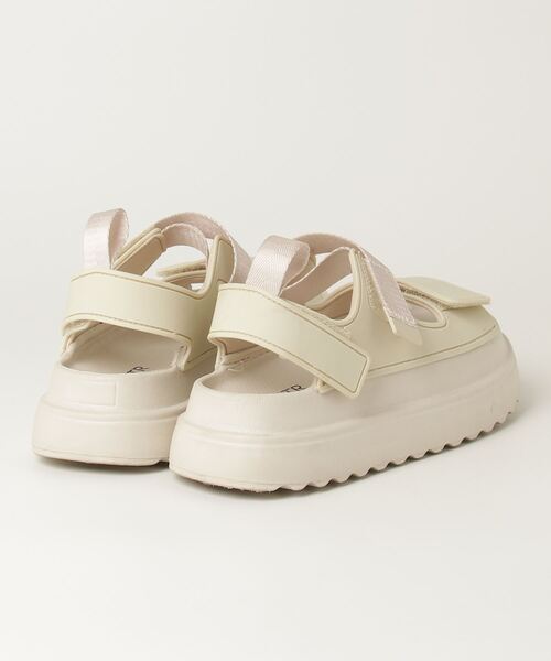 「ORiental TRaffic」 フラットサンダル 23.5cm ホワイト レディース_画像2