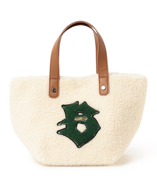 BEAMS GOLF（ビームス ゴルフ） トートバッグ ワッペンロゴ ボア