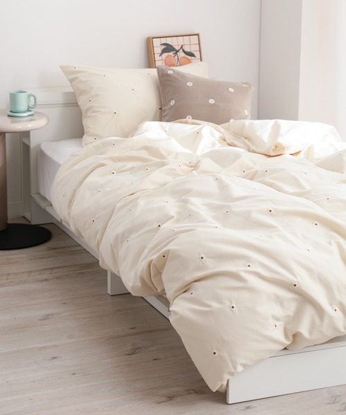 Francfranc（フランフラン） ベッド 寝具 デイジーエンブロイダリー