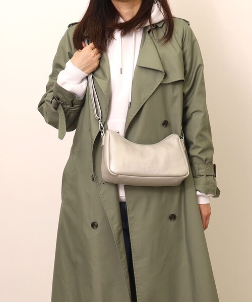 cooco シュリンクレザーダブルストラップ2WAYショルダーバッグ COOCO（クーコ） ショルダーバッグ バッグ 「牛革」シュリンクレザー