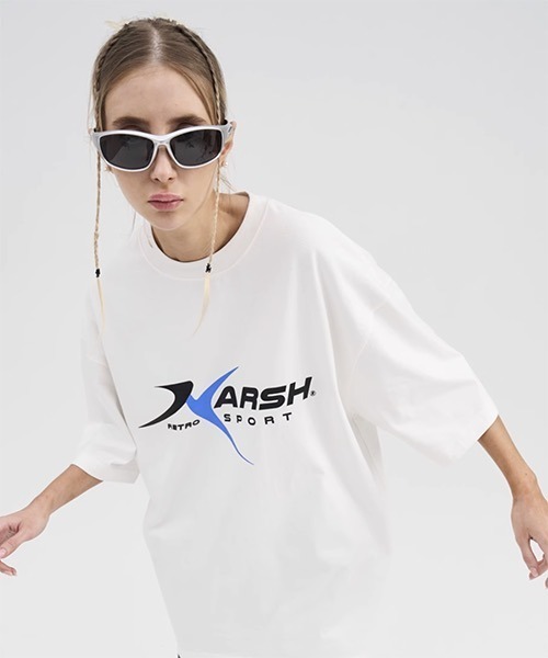 「HARSH AND CRUEL」 半袖Tシャツ X-LARGE ブラック メンズ_画像7