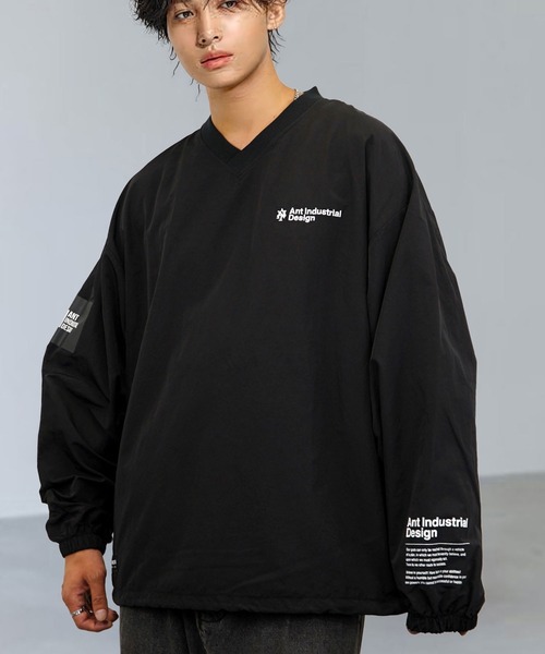 アントラス　UNTRACE ナイロン　長袖　Tシャツ　ナイロンジャケット ナイロンジャケット ナイロン タスラン ドロスト 短丈可能 ボリューム