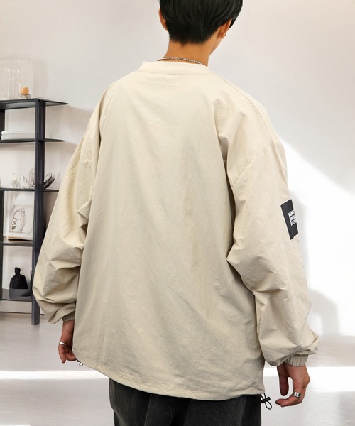 ナイロンジャケット ナイロン タスラン ドロスト 短丈可能 ボリューム