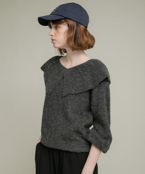 URBAN RESEARCH Sonny Label ニット セーター 「WEB限定」フリルカラー