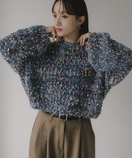 210nouve（トゥージュヌーヴ） ニット セーター ミックスカラー