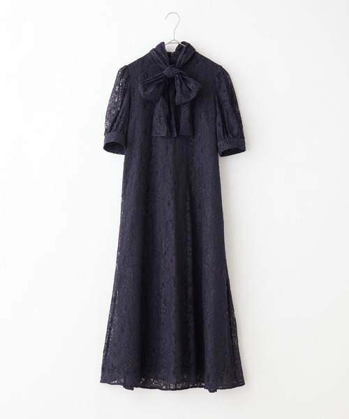 「BONLECILL noir」 半袖ワンピース FREE ブラック レディース_画像7