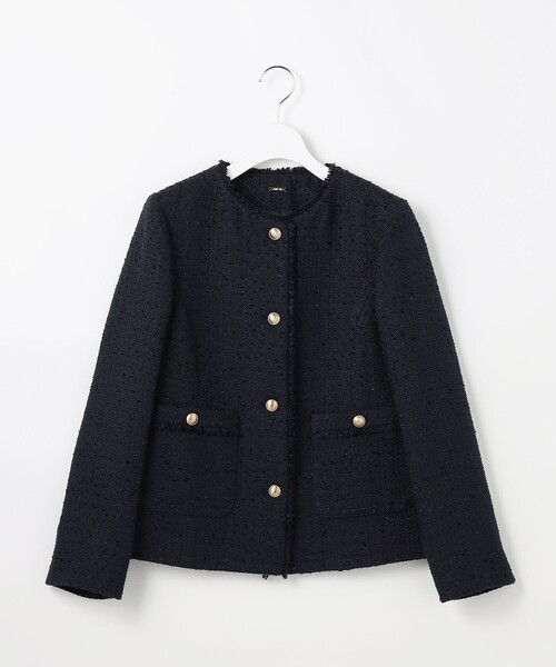 ANY SIS（エニィスィス） ジャケット ノーカラージャケット ノーカラー