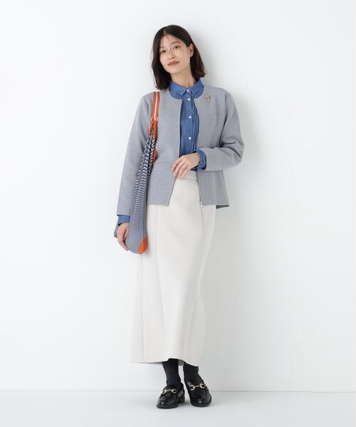 22SS 新品タグつき ヒューマンウーマン ピンタックブラウス human woman（ヒューマンウーマン） ブラウス シャツ インド綿